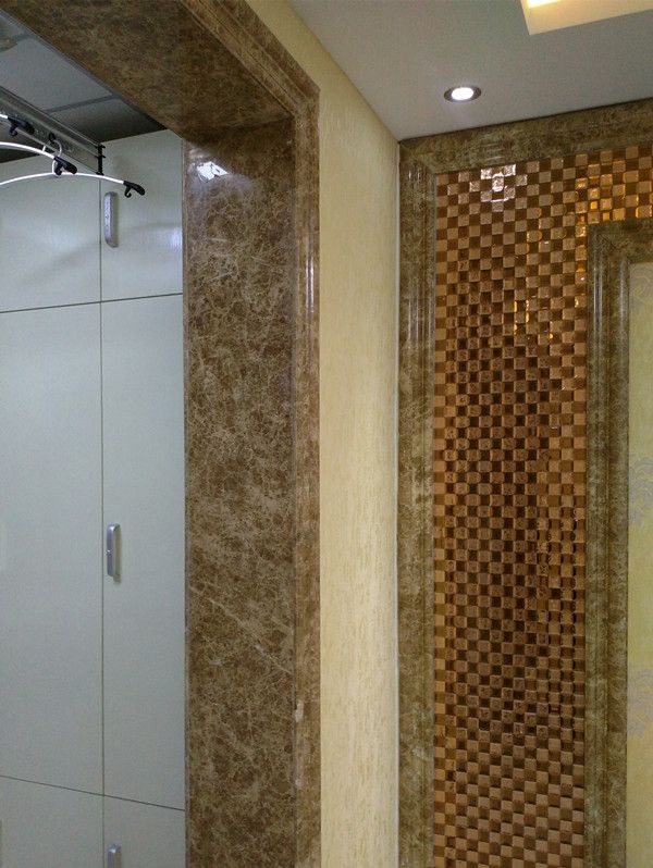 大理石花边窗框